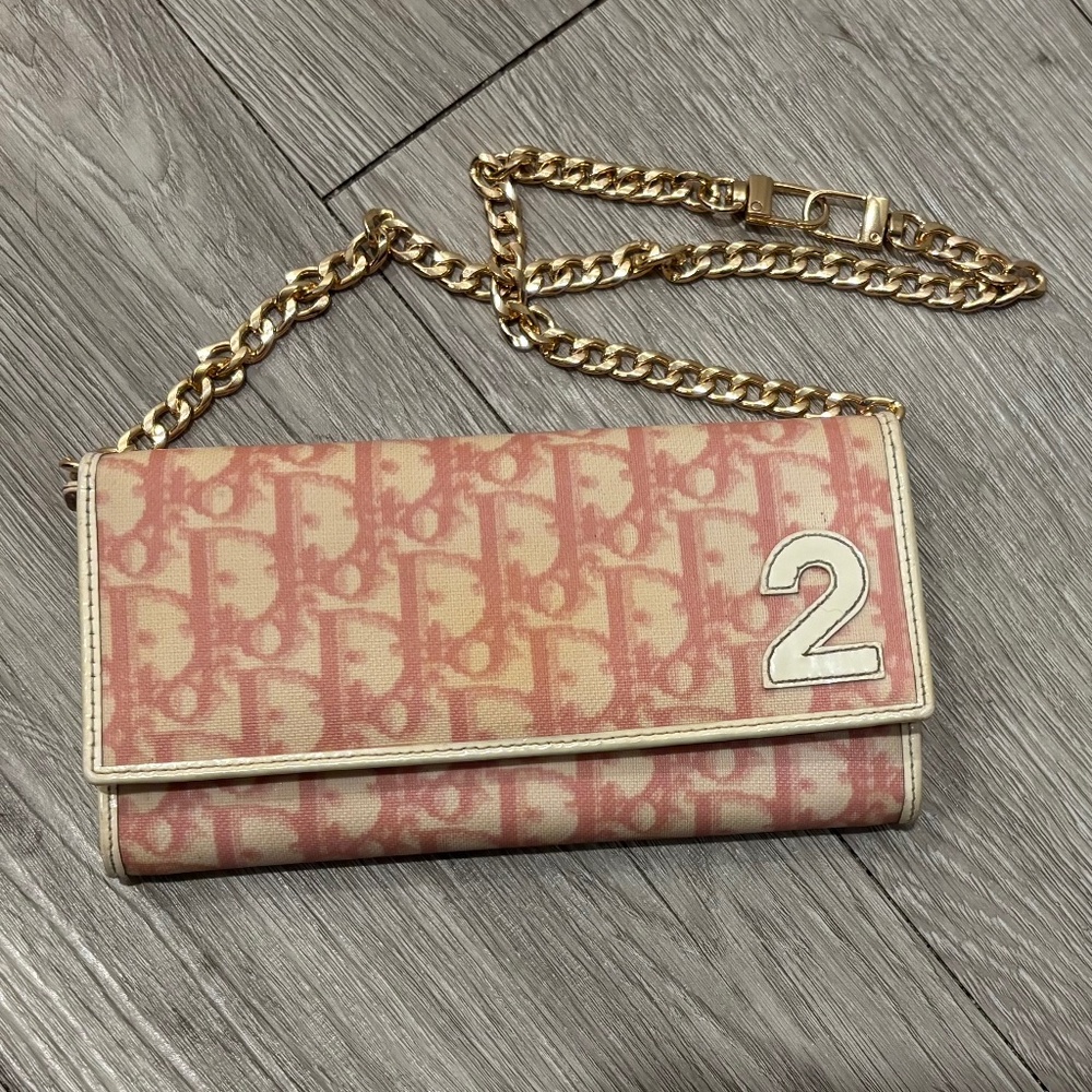 Vintage Number 2 Christian Dior Pink Trotter Wallet